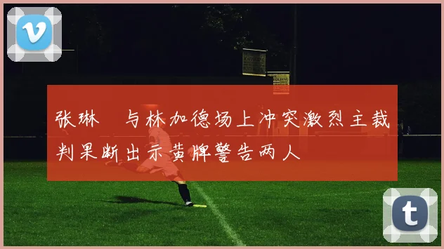 张琳芃与林加德场上冲突激烈主裁判果断出示黄牌警告两人